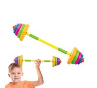 Haltère Jouet Enfant 80.7cm - Ensemble Haltérophilie Réglable | Barre Sport PP 820g | Équipement Entraînement Extérieur | Accessoire Exercice Physique Garçons Filles | Kit Fitness Ludique Évolutif