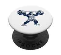 Halterofilia y Culturismo Gorilla Vintage Style Design PopSockets PopGrip Adhesivo