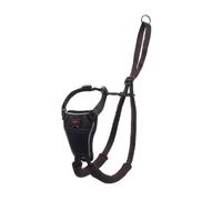 Arnés anti tirones HALTI - Para evitar que tu perro tire de la correa, Ajustable, Ligero y Fácil de Usar. Reflexiva Adiestramiento canino Arnés para perros pequeños (Talla S, Negro)