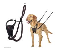 Halti No Pull Anti-zug Arnés Negro para Perros - Eficaz Entrenamiento Perros