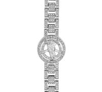 HALUKAKAH Chapado en Platino Pulsera para Hombre - 362 Piezas de Diamantes Exquisitos,Dije Virgen María Giratorio,Joyería Accesoria Punk de Hip Hop,un Regalo Ideal para Sus Seres Queridos