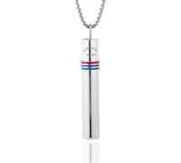 Halukakah Collar de Respiración 417 Hz Frecuencia del Amor | Sintonización para Meditación Consciente | Collar Silbato para Aliviar Ansiedad y Estrés | Terapia de Sonido y Respiración,Platino Arcoíris