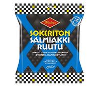 Halva Sokeriton Salmiakkiruutu Regaliz 6 Packs of 90g