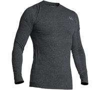 Halvarssons Core-Knit Camisa funcional de manga larga, negro-gris, tamaño S M para Hombres