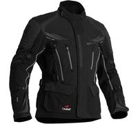Halvarssons Mora chaqueta textil impermeable para motocicletas, negro, tamaño 62