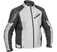 Halvarssons Solberg chaqueta textil impermeable para motocicletas, negro-gris, tamaño 62 para Hombres