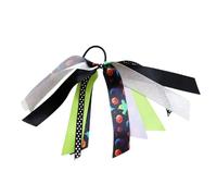 Halween Elastic Pony Cotail | Corbatas para el pelo para niñas, crujidos para la cinta de | Tira de tela de fantasía | Accesorio para caída de peluquería