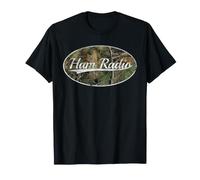 Ham Radio Amateur Operator Camouflage Graphic Camiseta