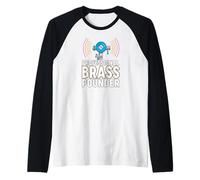 Ham Radio CW Professional Brass Pounder Morse Code Camiseta Manga Raglan