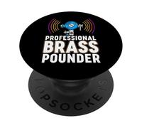 Ham Radio CW Professional Brass Pounder Morse Code PopSockets PopGrip Adhesivo