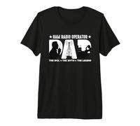 Ham Radio Operador Papá El Amateur Radio Ham Radio Operador Camiseta Premium