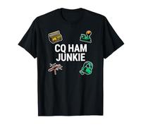 Ham Radio Operator CQ Ham Junkie Amateur Broadcaster Camiseta