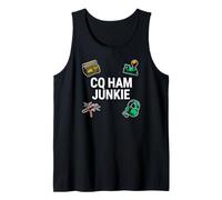 Ham Radio Operator CQ Ham Junkie Amateur Broadcaster Camiseta sin Mangas