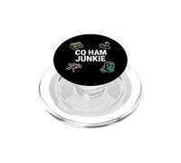 Ham Radio Operator CQ Ham Junkie Amateur Broadcaster PopSockets PopGrip para MagSafe