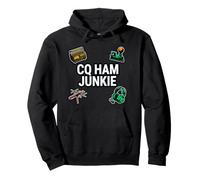 Ham Radio Operator CQ Ham Junkie Amateur Broadcaster Sudadera con Capucha