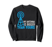 Ham Radio Operator Saying - My Antenna Is Bigger Than Yours Sudadera