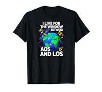 Ham Radio Satellite AOS LOS Acquisition Signal Design Camiseta