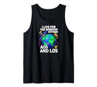 Ham Radio Satellite AOS LOS Acquisition Signal Design Camiseta sin Mangas