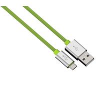 Hama 0,5m Micro Cable USB Aluminio Nylon Cargador de Datos Sync Móvil Tableta