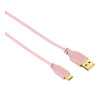 Hama 0,75m USB C Schnell-Ladekabel Delgado Cable de Datos Plano Móvil Smartphone