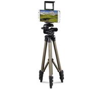 Hama Trípode para cámara, smartphones y tablets – Cabeza 3D, 36,5–106 cm – Negro/Champán