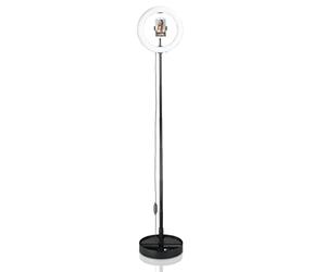 Hama 00004642 - Anillo de luz LED con trípode y soporte para teléfono móvil (26,5 cm, mando a distancia Bluetooth, 3 temperaturas de color, 10 niveles de brillo, apto}