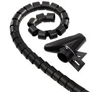 Hama 00020603 | Organizador de Cables, Negro