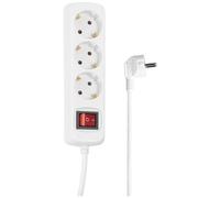 Hama 00030535 3salidas AC 3m Blanco limitador de tensión - Regleta (3 Salidas AC, 3500 W, 3 m, Blanco)