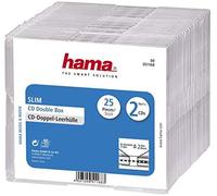 Hama 00051168 funda para discos ópticos sobre para cd 2 discos transp