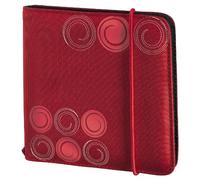Hama 00095669 Carcasa para Discos ópticos, (24 Discos), Color Rojo