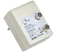 Hama 00122498 - Amplificador de red CATV (20 dB, 50 Hz), color blanco
