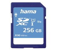 Hama 00123997 Tarjeta de Memoria SDXC de 256 GB UHS-I Class1 C10 533X/80MB/S increíblemente rápida