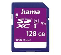 Hama 00124137 SDXC 128 GB UHS-I Class1 C10 533X/90MB/S increíblemente rápida Tarjeta de Memoria