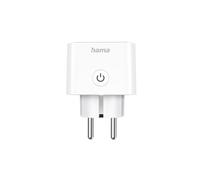 Toma de corriente Hama WLAN Smart, contador de electricidad, Matter, blanco,