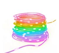 Hama - Guirnalda de luces LED conectada (WiFi, RVBIC, IP65, externo, compatible con control de voz Alexa, Google Assitant y Apple Siri, 100x LED, 10m), multicolor