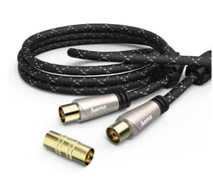 Hama 00179237 Koaxialkabel 5 m Koaxial Schwarz - Braun (00179237) Marca