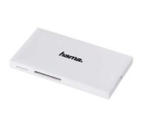 Hama USB-3.0-multi-kaartlezer, SD/microSD/CF, wit