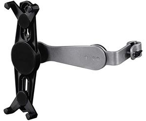 Hama 00182540 Negro, Plata montaje y - Soporte para teléfono (Negro, Plata, Aluminio, De plástico, 1 kg, 18 cm, 360°, 360°)