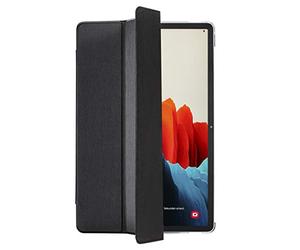 Hama 00188457 - Funda para Samsung Galaxy Tab S7 de 11 Pulgadas y S-Pen (función de Atril, Parte Trasera Transparente, Cierre magnético con Encendido automático), Color Negro