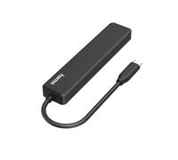 HAMA | Hub USB Tipo USB-C (1/3 Puertos USB A, 1 Puerto USB Tipo C, 1 Puerto HDMI, Ultra HD 4K) Color Negro
