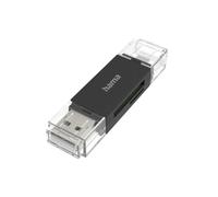 Hama 00200130 lector de tarjeta usb/micro-usb negro