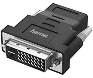 Hama 00200338 cambiador de género para cable dvi-d hdmi negro