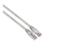 Hama | Cable RJ45 8p8c UTP CAT5e (Cable de red, CAT5e, 1 Gbit/s, apantallado, 3 m) Gris, Granel