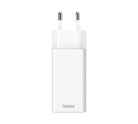 Hama - 00201643 cargador de dispositivo móvil Auriculares, Portátil, Batería portátil, Smartphone, Tableta Blanco Corriente alte