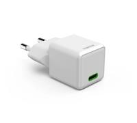 Cargador Rápido, USB - C, Pd / QC / Gan , Super Mini-Chargeur, 30W, Blanco