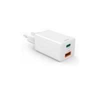 Charg. Rápido, 1 USB - C Pd, 1 Usb-A QC, Mini-Chargeur, 45W, Blanco