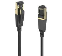 Hama 00202002 cable de red negro 3 m cat8 s/ftp (s-stp) alrededor