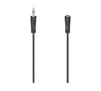Hama 00205121 Audio Jack Cable de extensión 5m 3.5mm Auriculares estéreo...