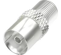 Hama 00205224 - Adaptador Sat Hama, acoplador F - Acoplamiento coaxial Hama