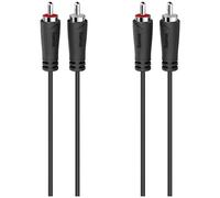 Hama Cable 2 x RCA 00205258 3 m Negro